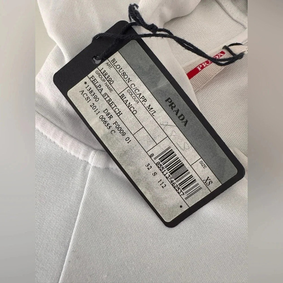 Authentic Prada Zip Sweatshirt XS - Picture 5 of 8